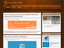 Tablet Screenshot of coronaviet.com